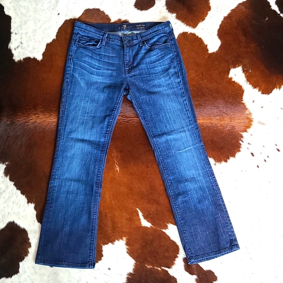 7 For All Man Kind, Mid Rise, Bootcut Jeans - Picture 3 of 5